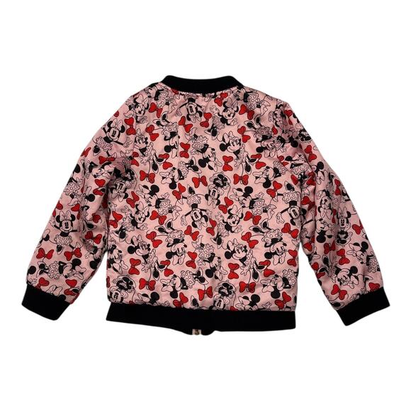 Disney Collection by Tutu Couture Girls Minnie Mouse Quilted Jacket Toddler 5/6 - Picture 2 of 4